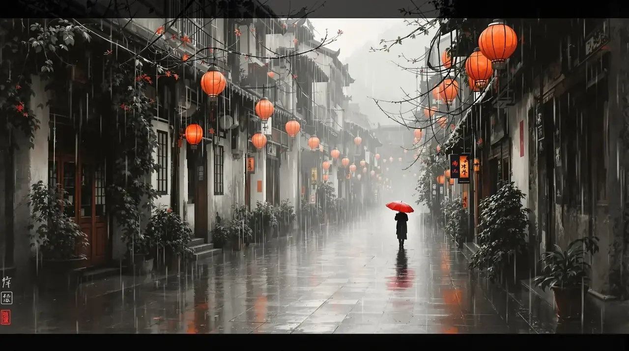 寻访雨巷横幅