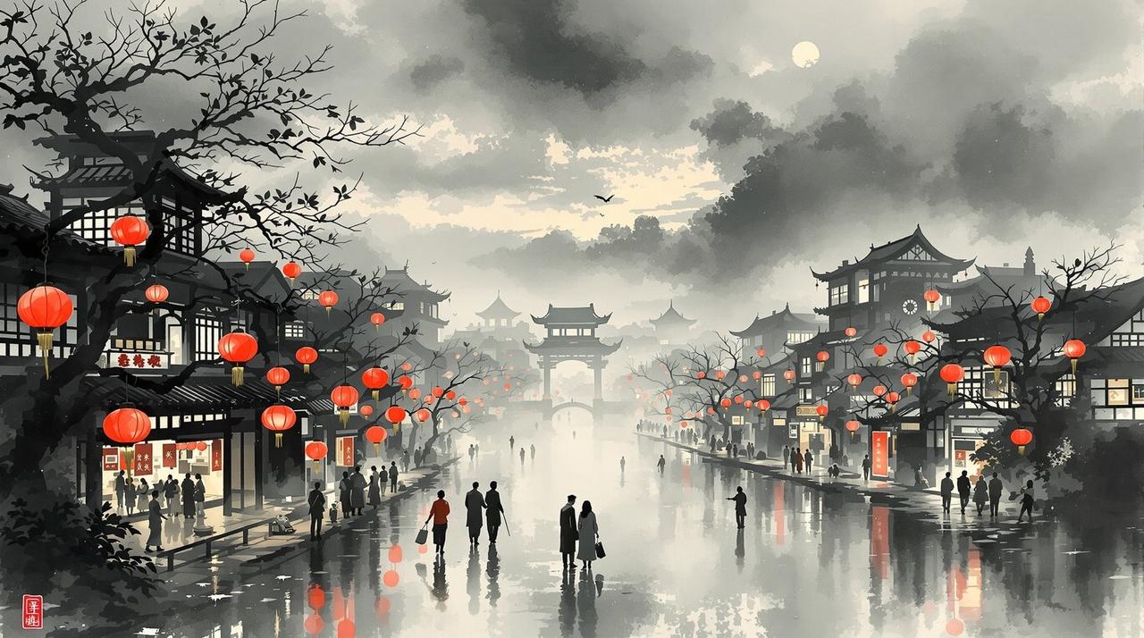 姑苏十二时辰横幅