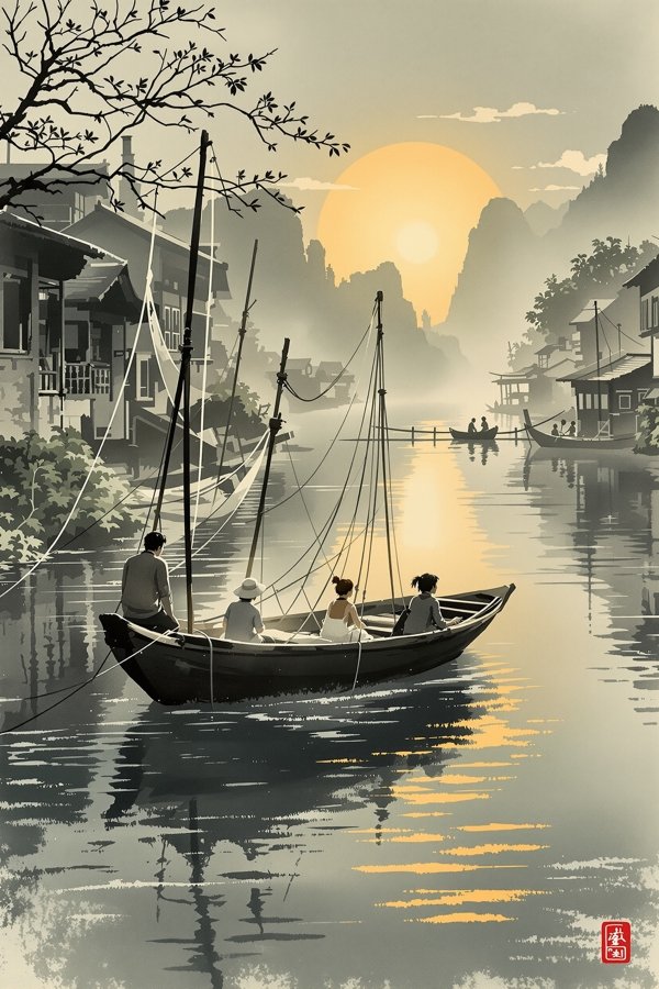 水乡人家海报