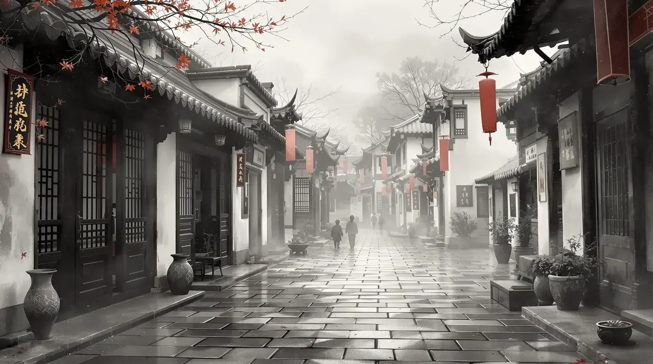 江南旧事横幅